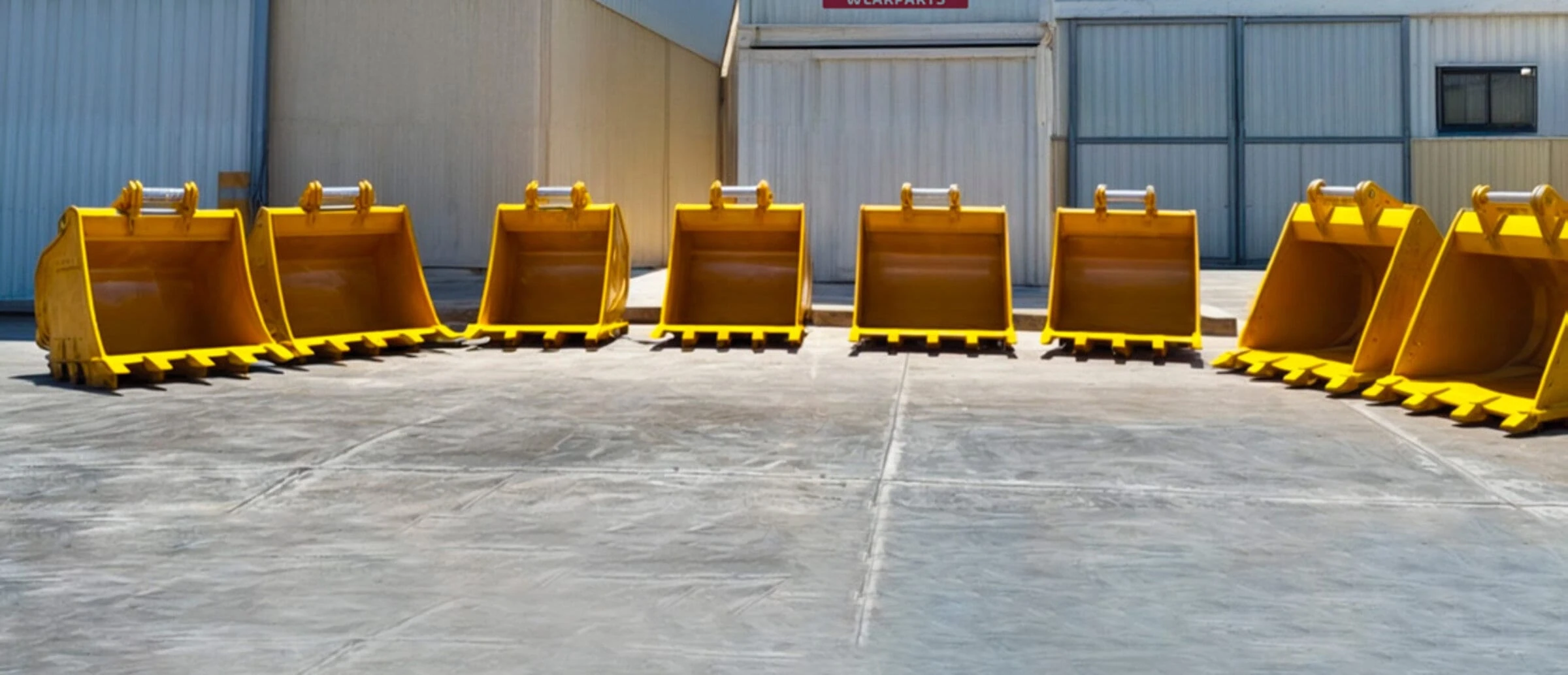 Hardox® digger bucket on the BSF shop floor in Alexandria, Egypt